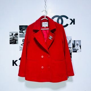 Chanel red blazer