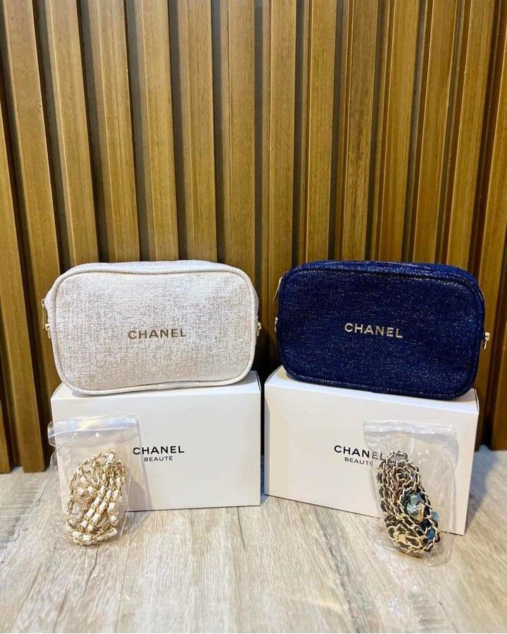 Chanel VIP gift bag pouch with sling Women s Fashion Bags Wallets Cross body Bags on Carousell