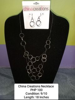 China Creations Necklace and Earrings Set