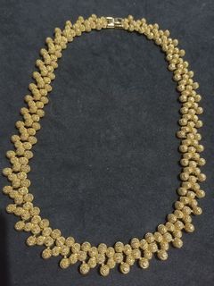 Chunky Gold Tone Necklace from Japan