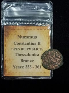 Constantius II - SPES REIPVBLICE; Thessalonica (Ancient Roman Coin)