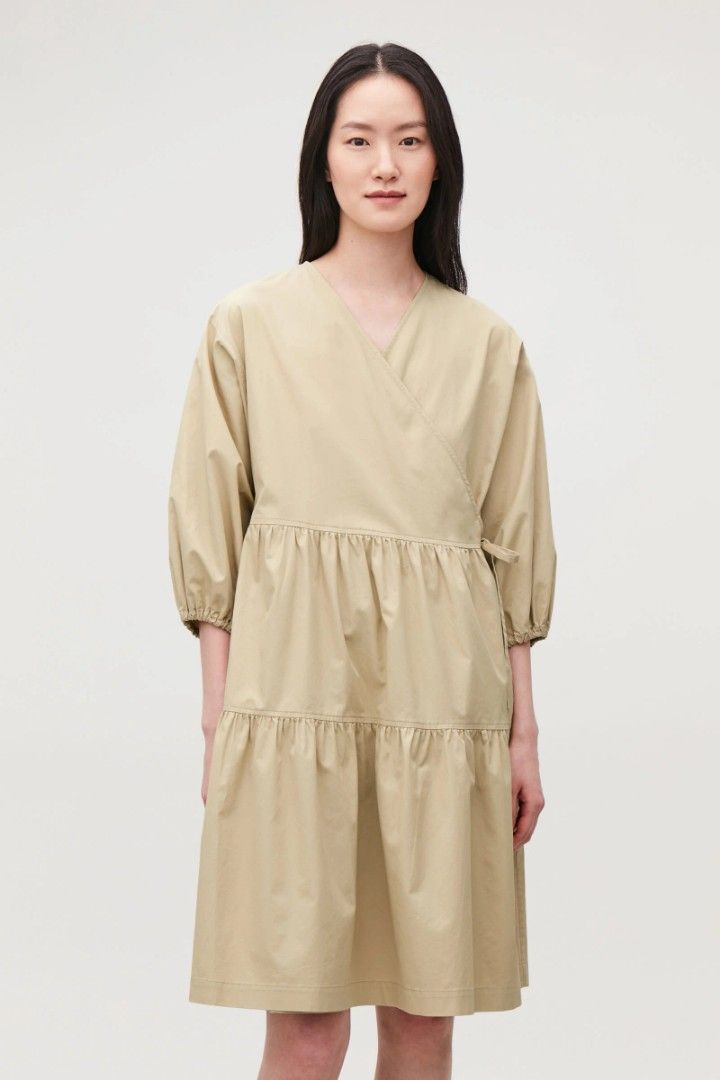 Cos wrap dress top