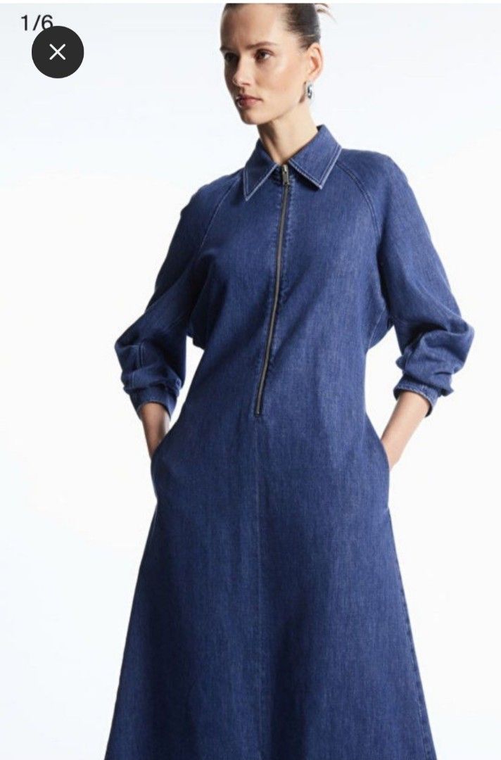 Cos denim dress online