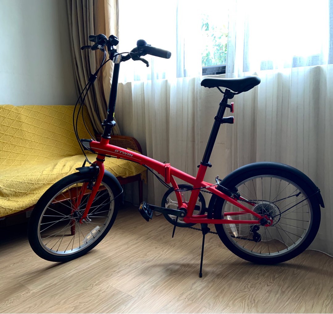 Decathlon foldable bike BTWIN Tilt 120 Sports Equipment Bicycles Parts Bicycles on Carousell