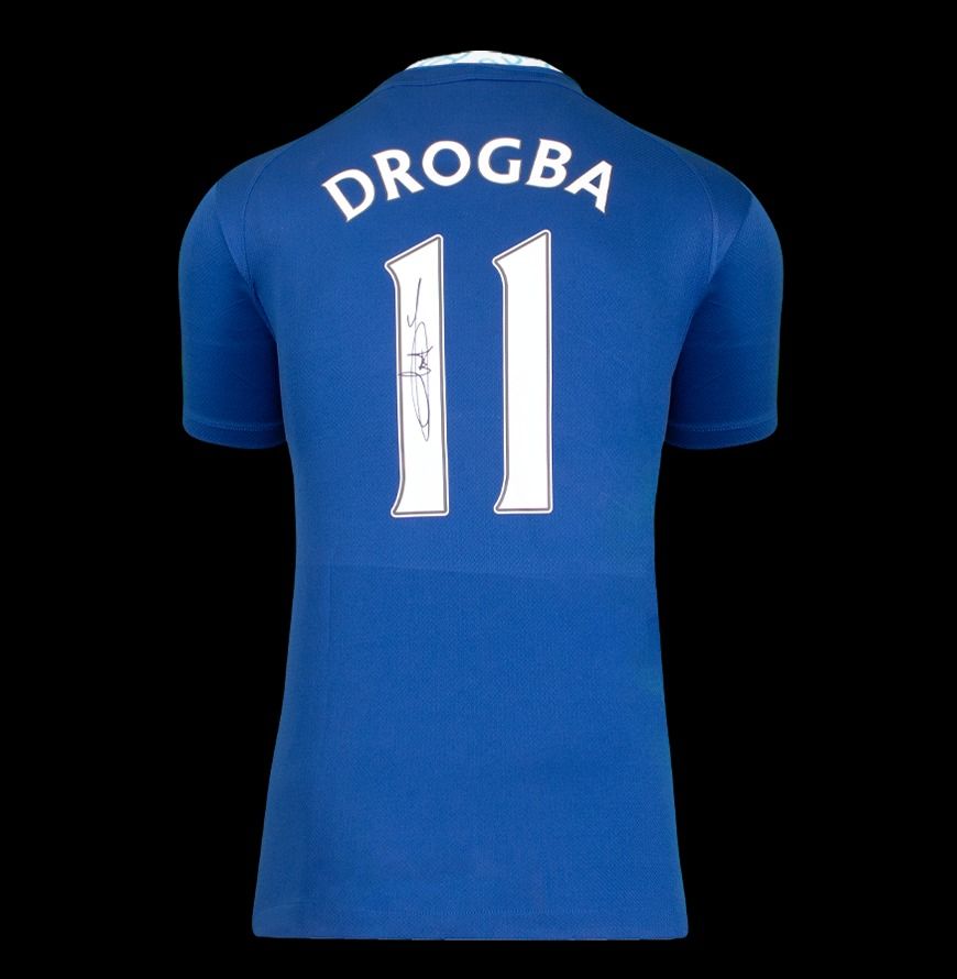 Didier Drogba Back Signed Chelsea 2022-23 Home Shirt, Hobbies