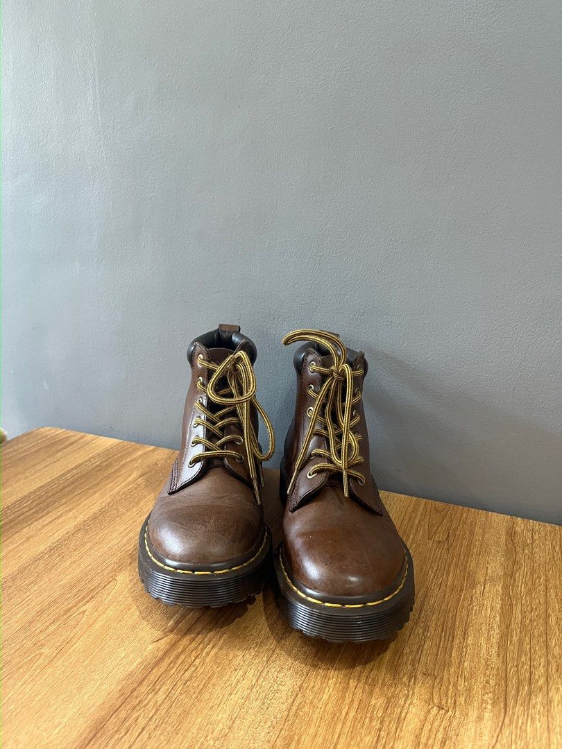 Dr. Martens 939 Ben Boots Crazy Horse Leather Lace Up Boots Women s Fashion Footwear Boots on Carousell
