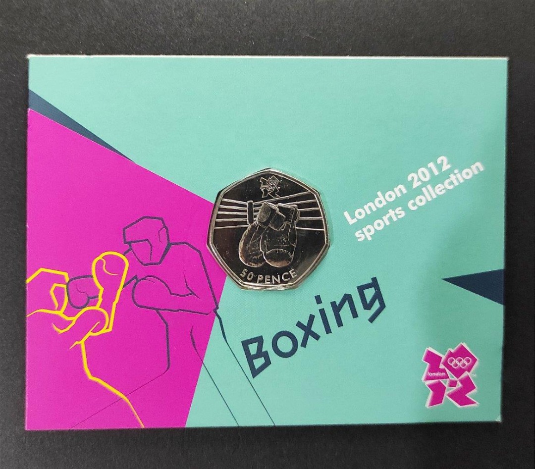 England, London 2012 Sports Collection - Queen Elizabeth II (50 Pence ...