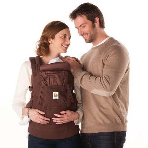 Ergobaby Ergo Backpack Ergobaby ORIGINAL BABY CARRIER Organic Collection DARK CHOCOLATE NEWBORN 3.2kg with infant insert 5 5 20kg Gendongan Ergobaby