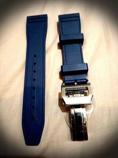 Excellent Rubber Silicone StrapFor IWC ONHAND  22mm width/20mm  Replacement  Strap  COd In EXCELLENT Quality FREESHIP NATIONWIDE
