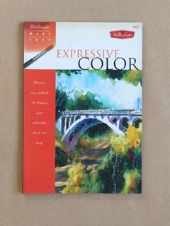 Expressive Color Watercolor Painting Book