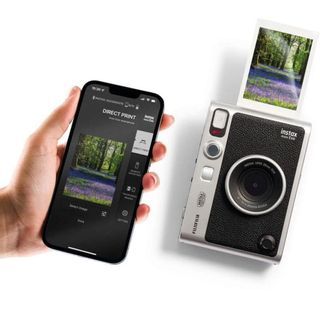 SALE Fujifilm Instax Mini Evo Hybrid Instant Camera (Black, USB-C) - Smartphone Photo Printer