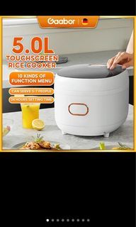 Gaabor 5L Touching Rice Cooker