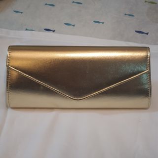 Gold Crystale Clutch Bag