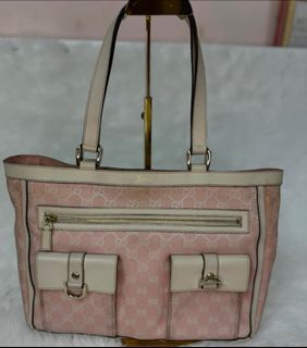 Guccissima Jacquard Pink Tote Bag