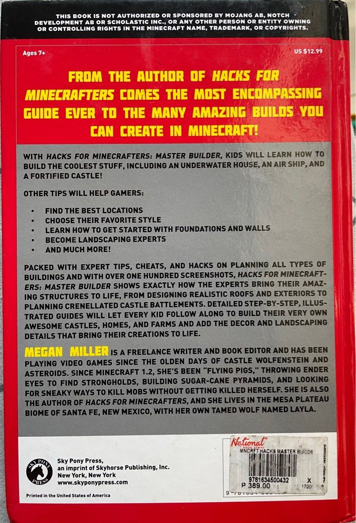 HACKS FOR MINECRAFTERS (Category: In-Game Products) located in Famy. Submitted by echolima21 (Listing ID 1300634316, Image 2). Description: See flaw on pic.