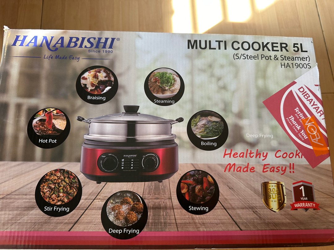 Hanabishi Multi Cooker 5 L HA1900S