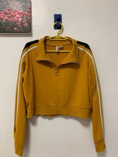 H&M quarter zip jacket sweater