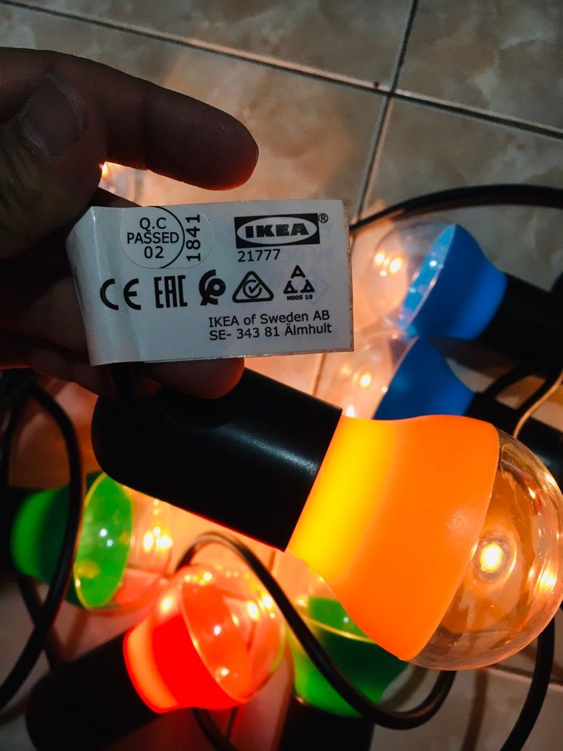 📌Ikea bulb light (Category: Lighting & Studio Equipment) located in Baguio. Submitted by vanity_kimo (Listing ID 1300678466, Image 3). Description: 📌Ikea. Light bulb 📌warm light 📌mabaha po cya 📌no issue 📌all bulb umiilaw cya.
