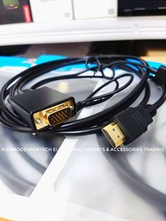 JASOZ VGA to HDMI Direct Cable with Audio for desktop/pc/laptop