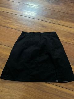 June 12 the label black slit skirt