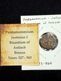 Justinian I - Bizantium of Antioch (Ancient Coin)