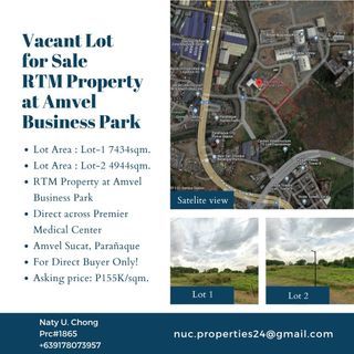 LOT FOR SALE RTM Property at Amvel Business Park