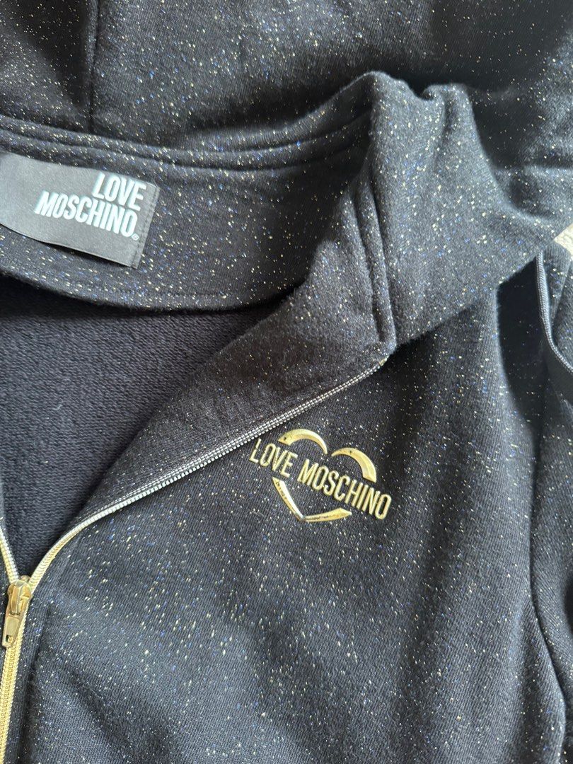 Love moschino sweatshirt black outlet