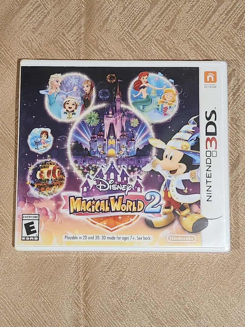 Magical World 2 (Sealed) for Nintendo 3DS (Category: Nintendo) located in Mandaluyong City. Submitted by chan.ningtatum (Listing ID 1300631688, Image 1). Description: For sale! Disney Magical World 2 Brand New and Sealed. Checkouts via Shope e and Laz ada Available Shipping: Lalamove, Grab, Toktok. Meet ups: Mandaluyong and San Juan City.