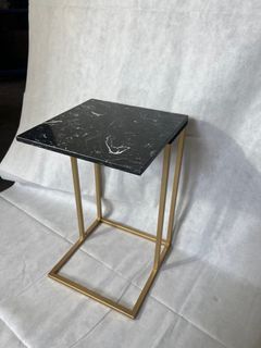 Marbled side table home furniture
