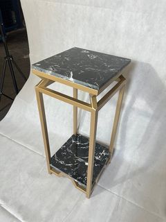 Marbled Side Table Home Furniture