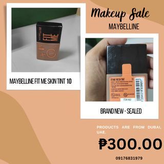 Maybelline Fit Me Skin Tint in the shade 10