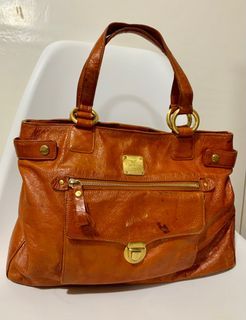 Mcm Leather Tote Bag Orig