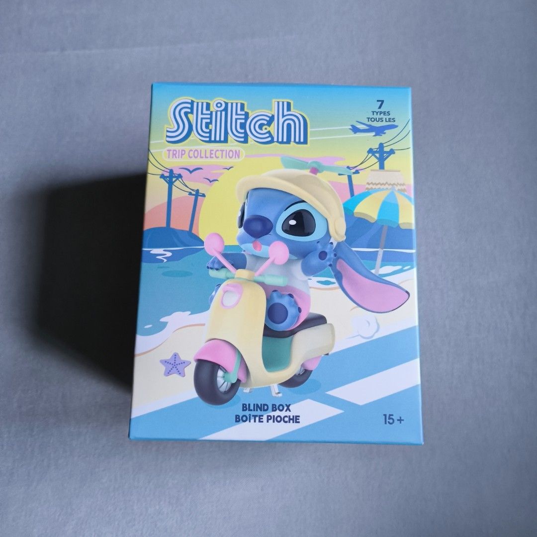 Miniso Stitch Blind Box (Category: Designer & Blind Box Toys) located in Marikina City. Submitted by dazzlingdame (Listing ID 1300668892, Image 3). Description: 🌊 Stitch Blind Box from Miniso 🌊Opened box and foil only. 🌊 Toy itself clean and sealed 🌊RFS - repeat toy Shipping: Flash Express or buyer to book pick up.