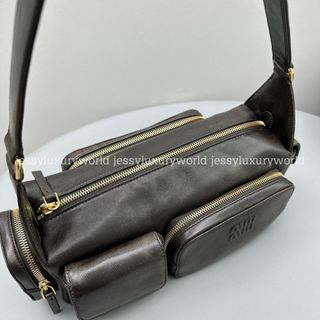 MM Leather Nappa Pocket Bag