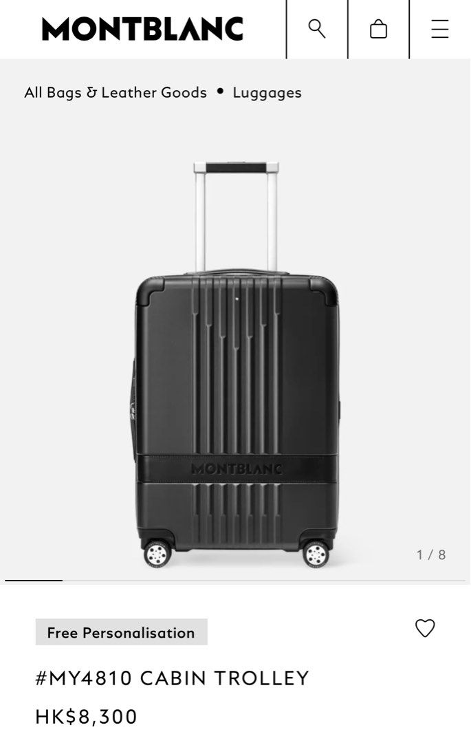Montblanc hand carry cabin luggage Carousell