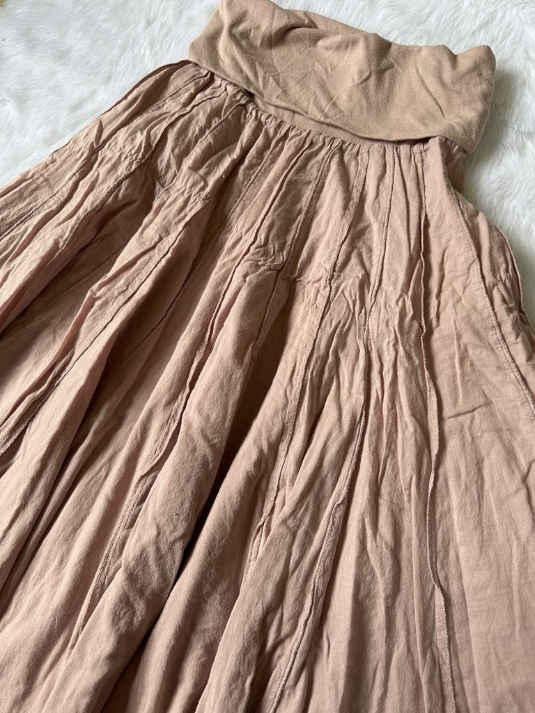 Most Pinterest Pink Asymmetrical Banded Flowy Maxi Skirt 90s Y2K Balletcore Cottagecore Bohemian Women s Fashion Bottoms Skirts on Carousell
