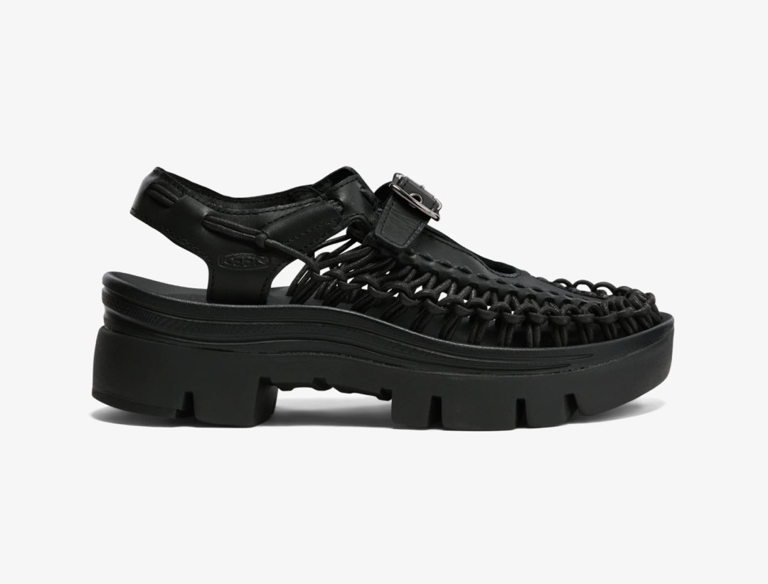 靴 [KEEN X Ninomiya Noir] UNEEK Mary Jane Noir Kei Ninomiya Keen Uneek platform Mary Jane flats Noir