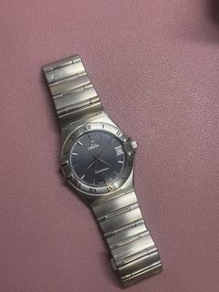 OMEGA Constellation Grey stainless steel watch