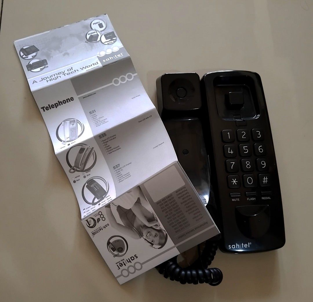 Original Sahitel Single Wall Telephone S21B S21 Type Tipe S 21 B Telpon