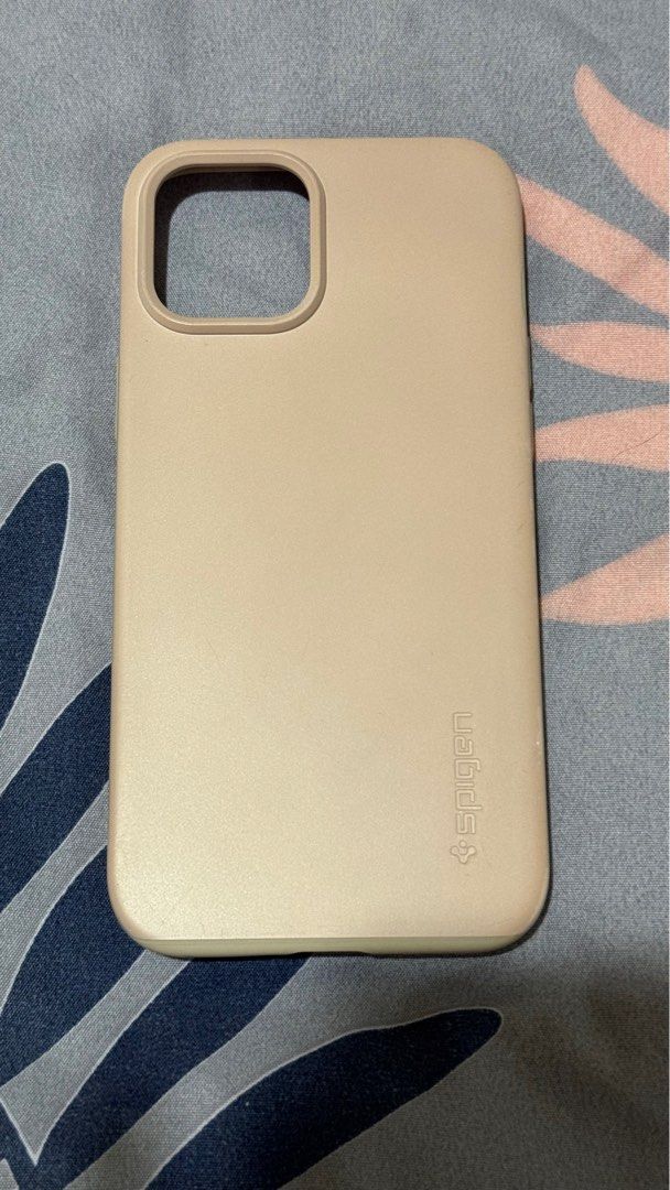 Original Spigen Case iPhone 12 Pro Max (Category: Cases & Sleeves) located in Caloocan City. Submitted by caymncpxx (Listing ID 1300627718, Image 1). Description: RFS: upgraded my phone Original price is 1,000 php, bought it at SM North Edsa.