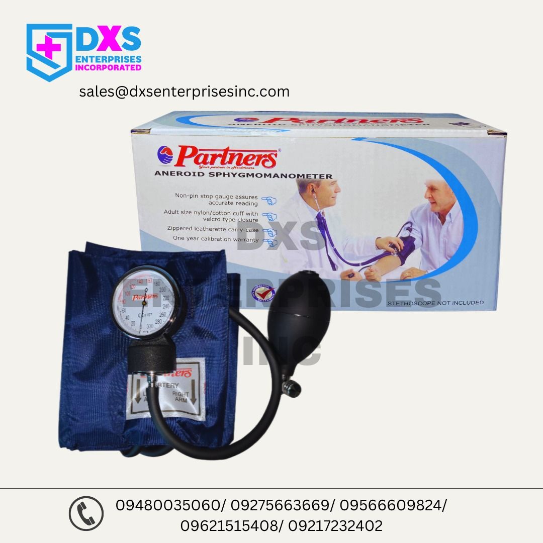 PARTNERS ANEROID BP MANUAL (Category: Medical Supplies & Tools) located in Quezon City. Submitted by maxelrod0162 (Listing ID 1300639999, Image 1). Description: 💙YOUR TRUSTED PARTNER IN MEDICAL SUPPLIES AND EQUIPMENT💙 BUY YOUR NEEDS NOW, HERE IN OUR SHOP! WE HAVE ALL KINDS OF MEDICAL SUPPLIES THAT YOU NEED! .