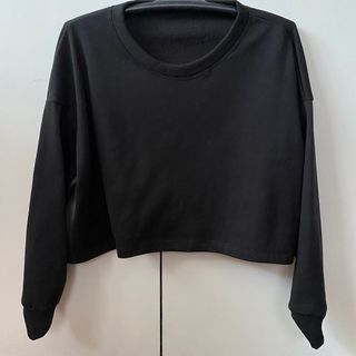 Plus size pullover crop top
