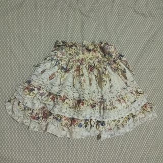Lacey fluffy floral fairy princess skirt