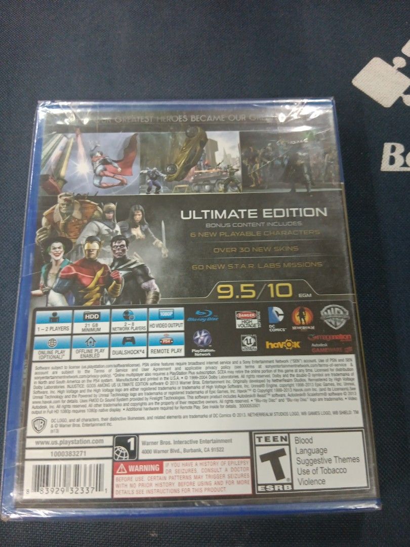 PS4 Injustice God Among Us (Category: PlayStation) located in Manila. Submitted by ayinong0453384 (Listing ID 1300706008, Image 2). Description: item is in excellent condition sealed pm for order.