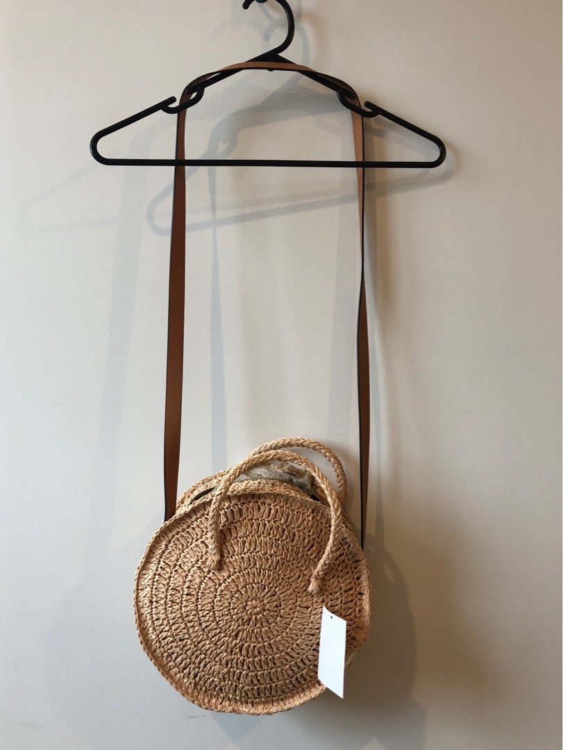 Round Rattan Bag H M