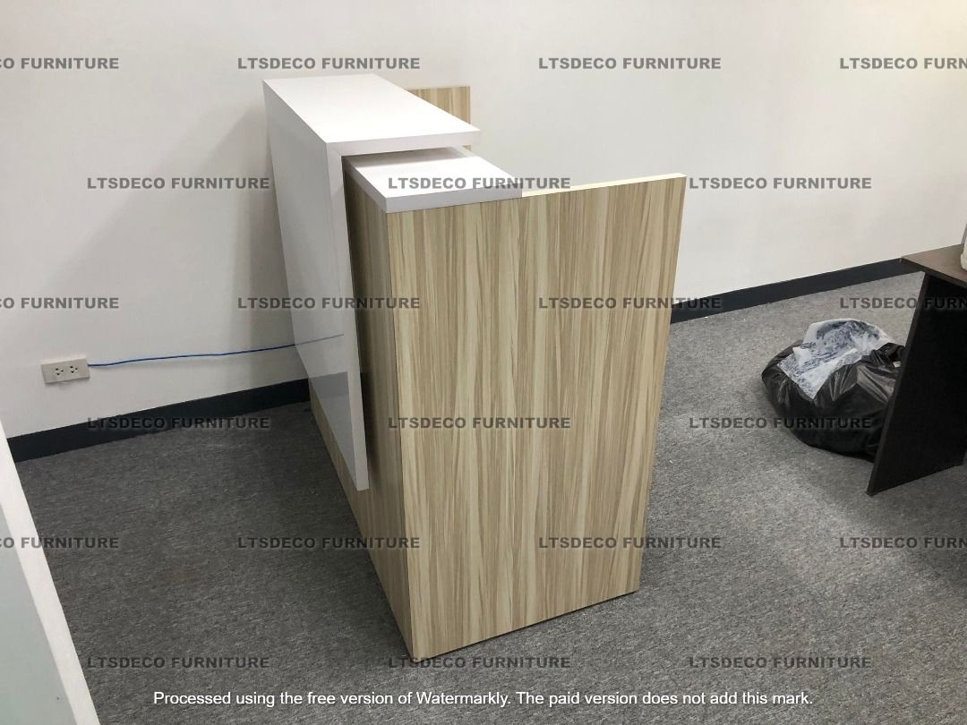 RECEPTION TABLE WITH COUNTER TABLE - OFFICE FURNITURE l OFFICE ...