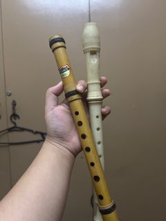 Recorder + Filipino Bamboo Flute (King Flute brand)