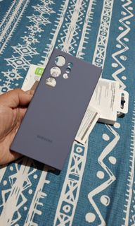 Samsung S24 Ultra Silicon Case Unused violet