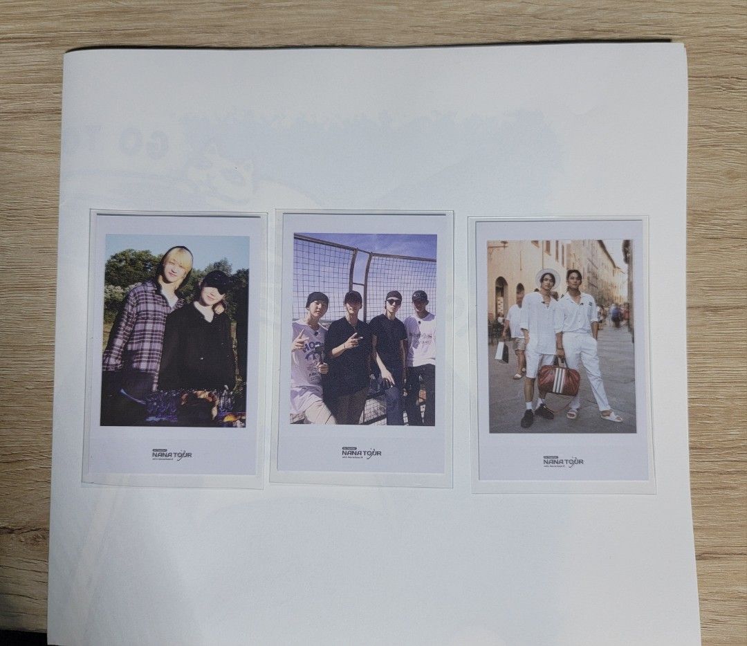 SEVENTEEN NANA TOUR SET (Category: K-Wave Merchandise) located in Taguig. Submitted by butschlii (Listing ID 1300758096, Image 2). Description: Seventeen Nana Tour Set Inclusions: - weverse POB - scheduler - 1 sticker set - folder -poster -2024 calendar - 3 instant photos Note: - all items are official - PAYO via GCASH - x sensi / impatient / rush shipping - ❌️ sco.