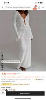 SHEIN BEACH COVER UP DRESS
